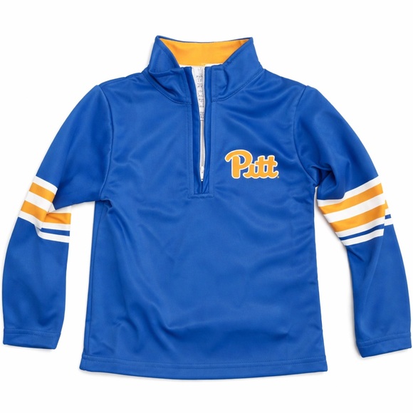 Vive La Fete Other - Pittsburgh Panther Vive La Fete Kids Blue Quarter Zip Pullover Size 4 NWT